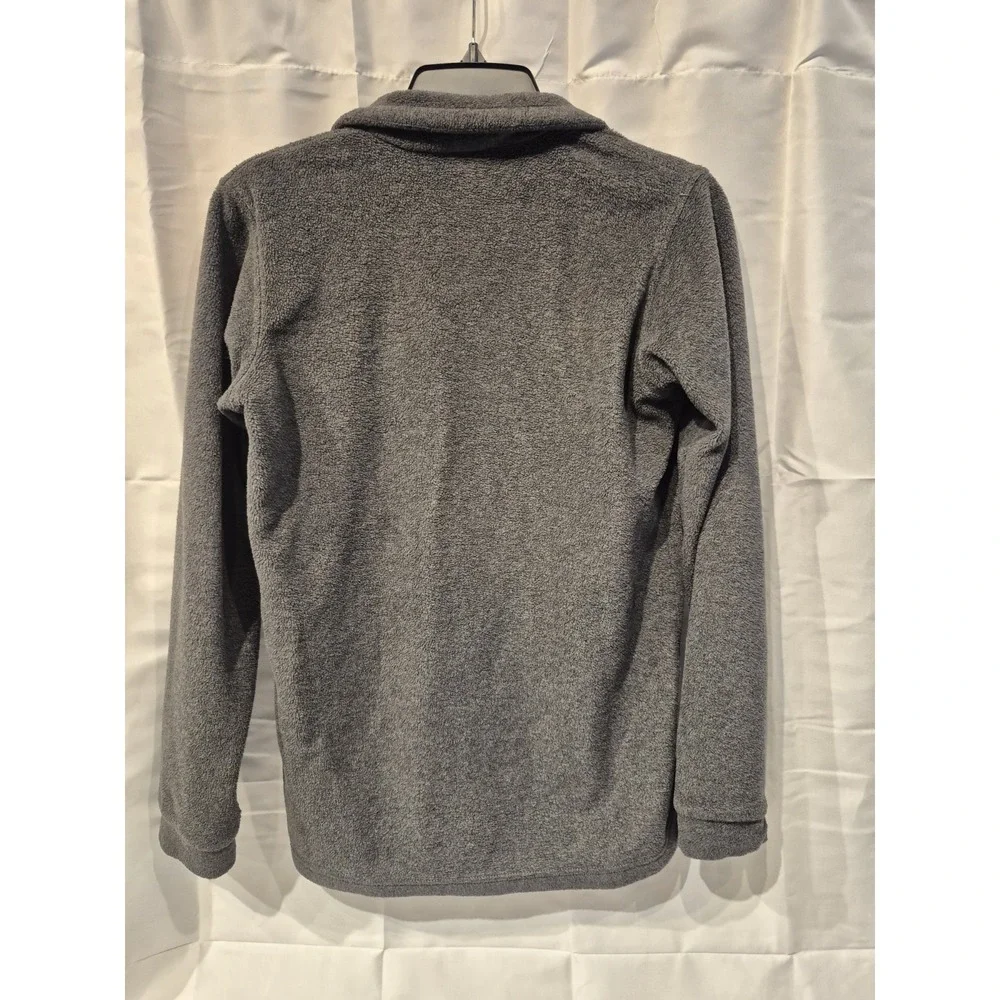 Columbia Fleece Jacket Gray  Zip Front Preowned Youth‎ Kids Child Large 14/16
